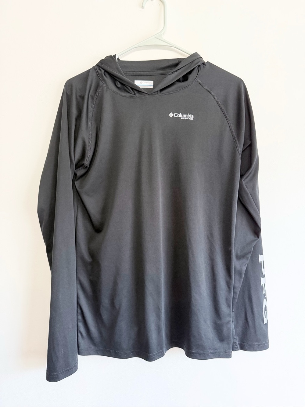 Columbia PFG Boys XL Long Sleeve Black Fishing Youth